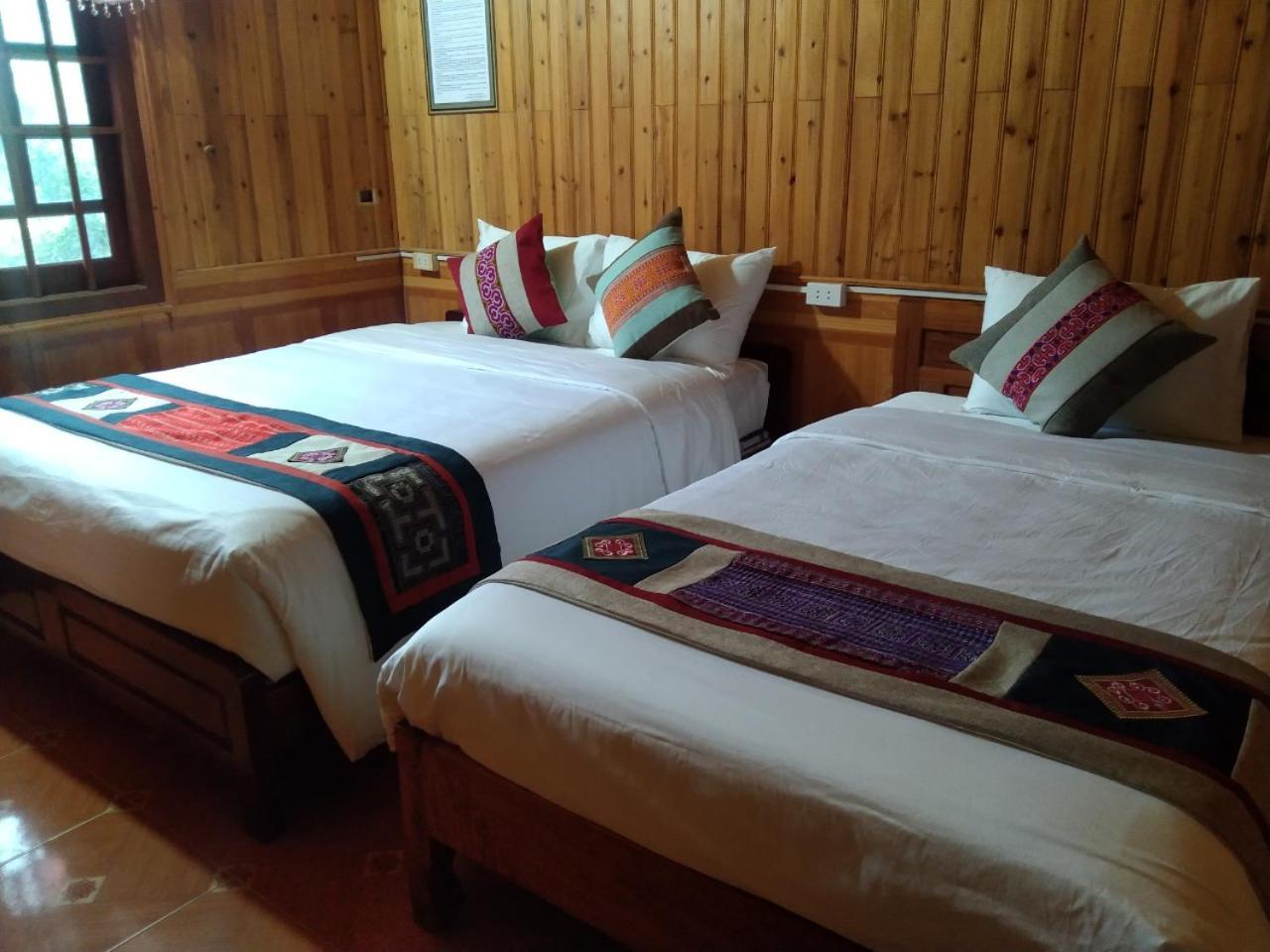 A Lin Homestay Bac Ha Exteriör bild